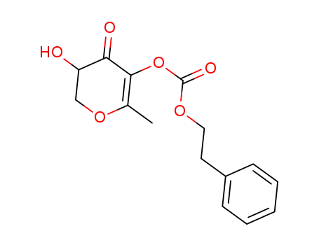3-hydroxy-6-methyl-4-oxo-3,4-dihydro-2H-pyran-5-yl 2-phenylethyl carbonate