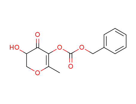 benzyl 3-hydroxy-6-methyl-4-oxo-2,3-dihydro-4H-pyran-5-yl carbonate