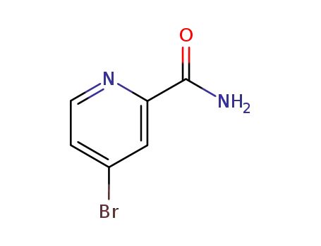 Molecular Structure of 62150-46-3 (4-Bromo-2-pyridinecarboxamide)