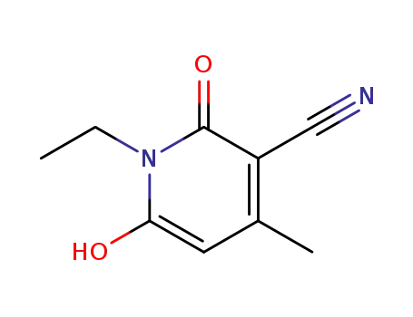 3-cyano-1-ethyl-6-hydroxy-4-methyl-2-pyridone
