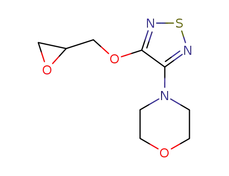 4-{4-[(2R/S)-oxiran-2-ylmethoxy]-1,2,5-thiadiazol-3-yl}morpholine