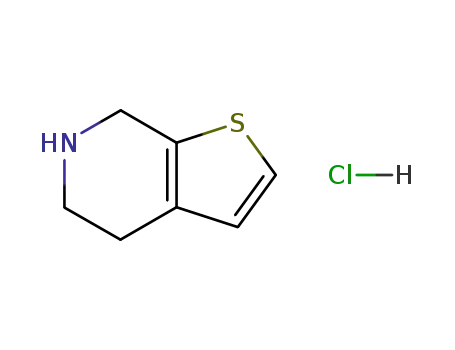 Thieno[2,3-c]pyridine,4,5,6,7-tetrahydro-, hydrochloride (1:1)