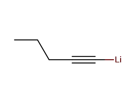 Molecular Structure of 18643-50-0 (Lithium, 1-pentynyl-)