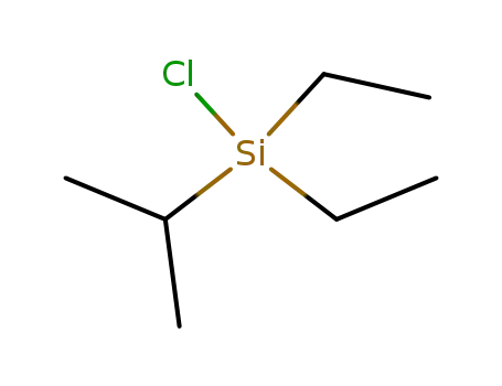 Molecular Structure of 107149-56-4 (DIETHYLISOPROPYLSILYL CHLORIDE)