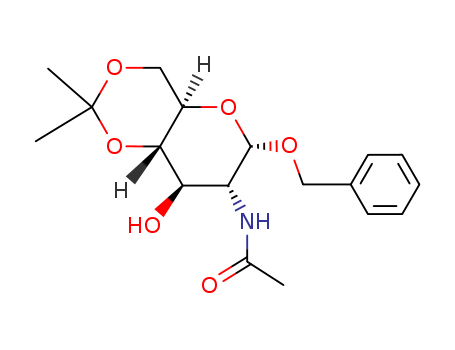 Benzyl 2-Acetamido-2-deoxy-4,6-O-isopropylidene-a-D-glucopyranoside