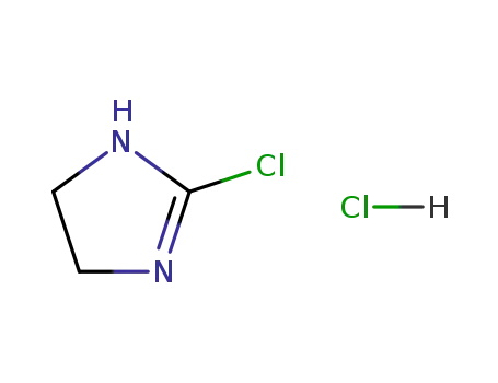 Molecular Structure of 54255-14-0 (1H-Imidazole, 2-chloro-4,5-dihydro-, monohydrochloride)