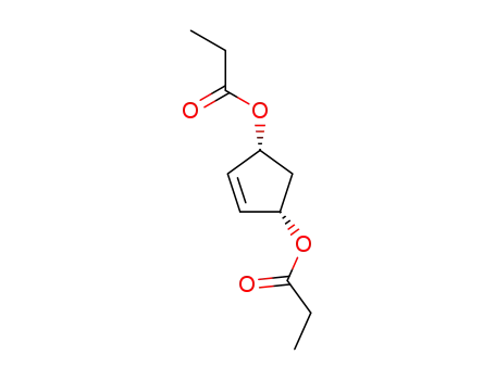 Molecular Structure of 95645-86-6 (4-Cyclopentene-1,3-diol, dipropanoate, cis-)