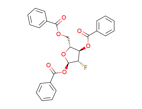 2-fluoro-2-deoxy-1,3,5-tri-O-benzoyl-A-D-arabino