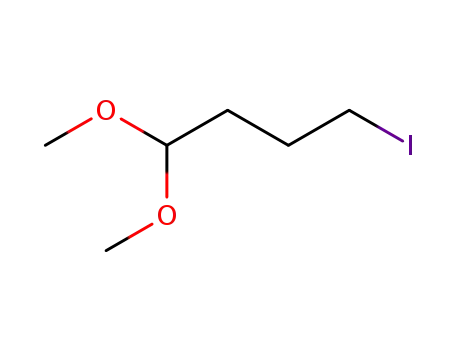 Molecular Structure of 91988-32-8 (Butane, 4-iodo-1,1-dimethoxy-)