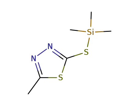 2-methyl-5-trimethylsilylthio-1,3,4-thiadiazole