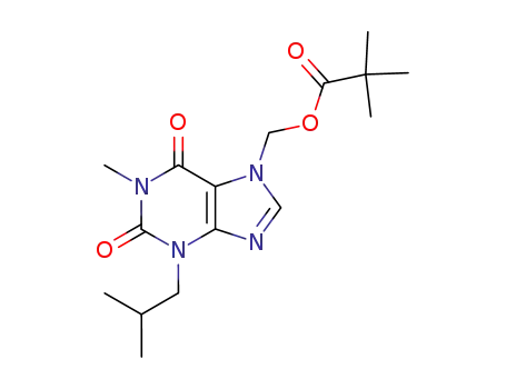 7-Pivalyloxymethyl-1-methyl-3-isobutylxanthine