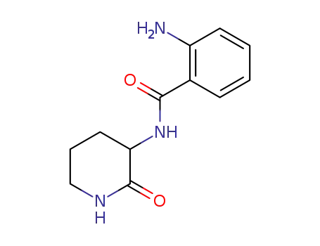 Molecular Structure of 84772-30-5 (2-amino-N-(2-oxo-3-piperidinyl)benzamide)