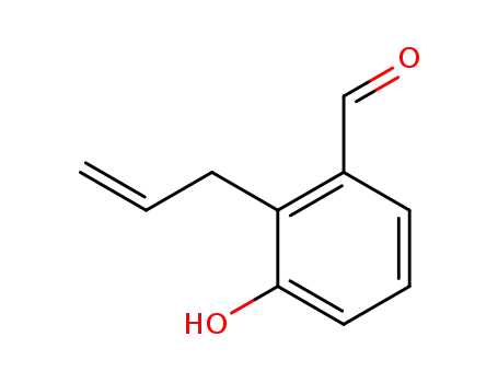 Molecular Structure of 79950-42-8 (2-ALLYL-3-HYDROXYBENZALDEHYDE)