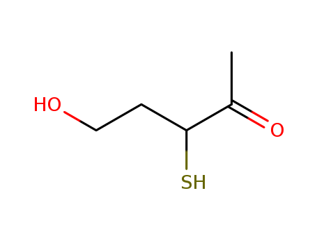 2-PENTANONE,5-HYDROXY-3-MERCAPTO- (6CI,7CI,9CI)
