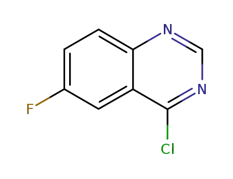 Molecular Structure of 16499-61-9 (4-CHLORO-6-FLUOROQUINAZOLINE)