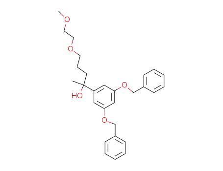 2-(3,5-Bis-benzyloxy-phenyl)-5-(2-methoxy-ethoxy)-pentan-2-ol