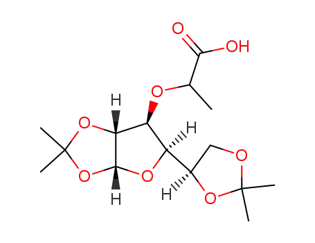 3-O-(D-1-carboxyethyl)-1,2:5,6-di-O-isopropylidene-α-D-glucofuranose
