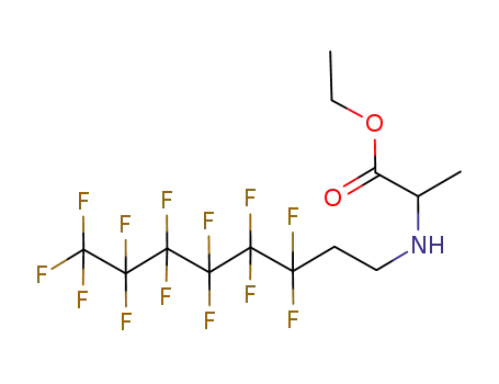 2-(3,3,4,4,5,5,6,6,7,7,8,8,8-Tridecafluoro-octylamino)-propionic acid ethyl ester