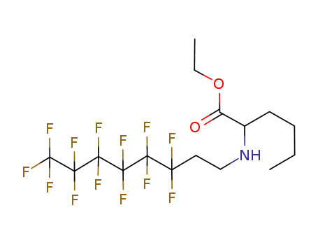 2-(3,3,4,4,5,5,6,6,7,7,8,8,8-Tridecafluoro-octylamino)-hexanoic acid ethyl ester