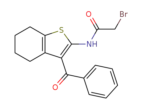 [2-(2-bromo-acetylamino)-4,5,6,7-tetrahydro-benzo[b]thiophen-3-yl]-phenyl-methanone