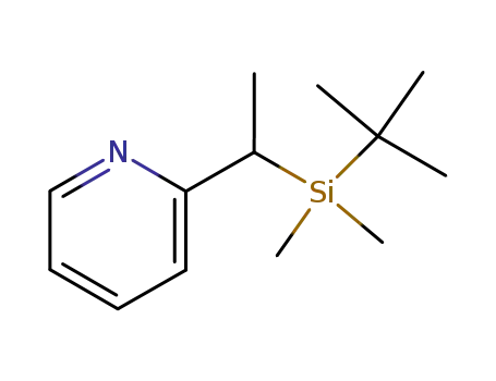 피리딘,2-[1-[(1,1-디메틸에틸)디메틸실릴]에틸]-(9CI)