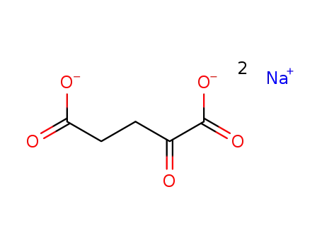 Molecular Structure of 305-72-6 (Disodium 2-oxoglutarate dihydrate)