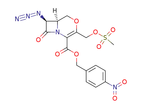 (6S,7S)-7-Azido-3-methanesulfonyloxymethyl-8-oxo-4-oxa-1-aza-bicyclo[4.2.0]oct-2-ene-2-carboxylic acid 4-nitro-benzyl ester