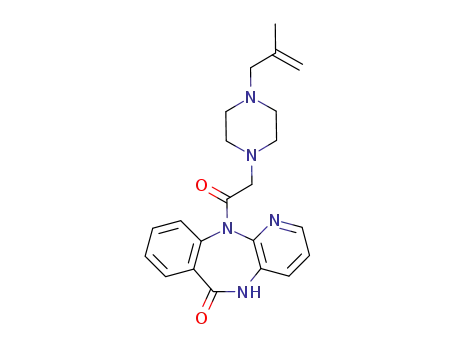 11-{[4-(2-methyl-allyl)-piperazin-1-yl]-acetyl}-5,11-dihydro-benzo[e]pyrido[3,2-b][1,4]diazepin-6-one