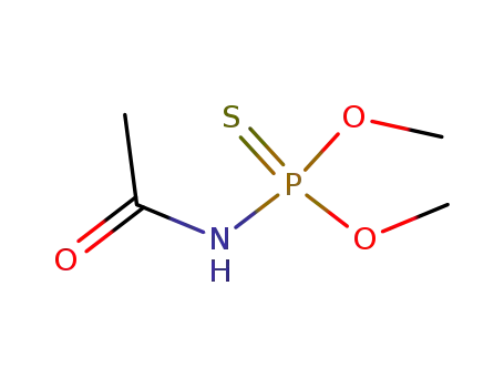Phosphoramidothioicacid, N-acetyl-, O,O-dimethyl ester