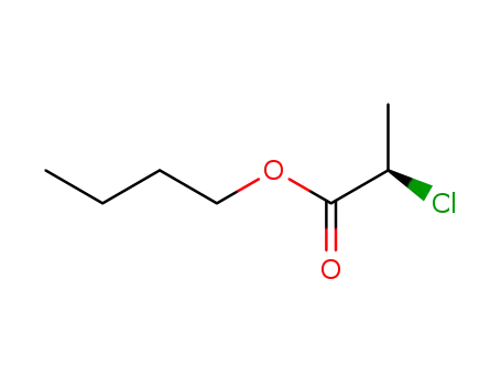 Molecular Structure of 79398-16-6 (butyl (R)-2-chloropropionate)