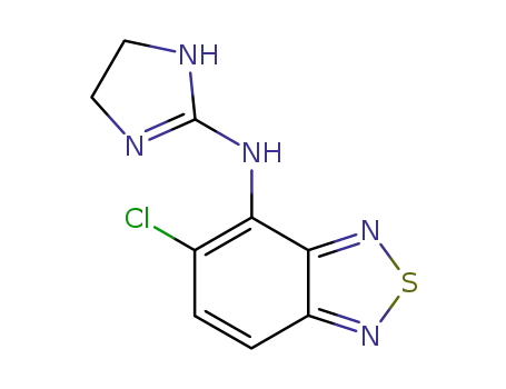 Molecular Structure of 51322-75-9 (Tizanidine)