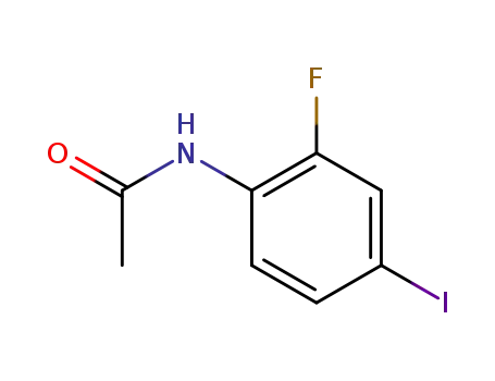 Molecular Structure of 97760-94-6 (2-FLUORO-4-IODOACETANILIDE)