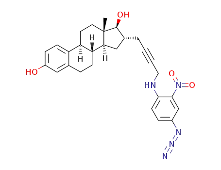 16α-(4-(4-azido-2-nitrophenylamino)-2-butynyl)estra-1,3,5(10)-triene-3,17β-diol