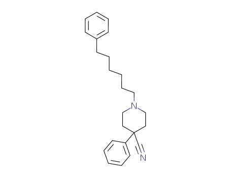 4-Cyano-1-(6-phenylhexyl)-4-phenylpiperidin