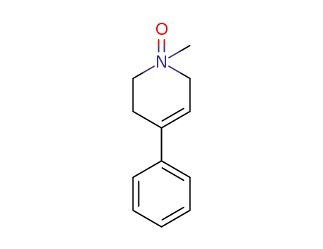 Molecular Structure of 95969-40-7 (1-methyl-4-phenyl-1,2,3,6-tetrahydropyridine 1-oxide)