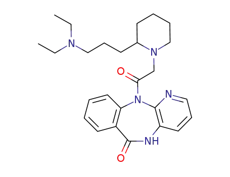 11-[[2-[3-(Diethylamino)propyl]-1-piperidinyl]acetyl]-5,11-dihydro-6H-pyrido[2,3-b][1,4]benzodiazepin-6-one
