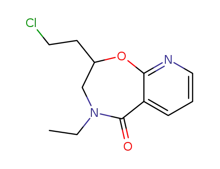8-(2-Chloro-ethyl)-6-ethyl-7,8-dihydro-6H-9-oxa-1,6-diaza-benzocyclohepten-5-one