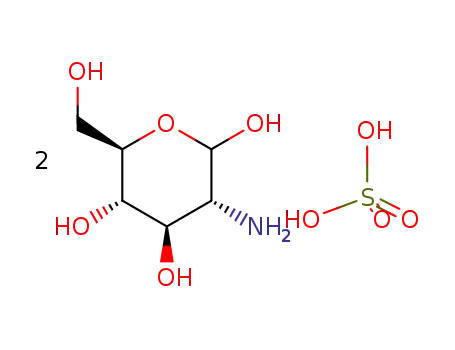 Molecular Structure of 29031-19-4 (D-Glucosamine sulfate)