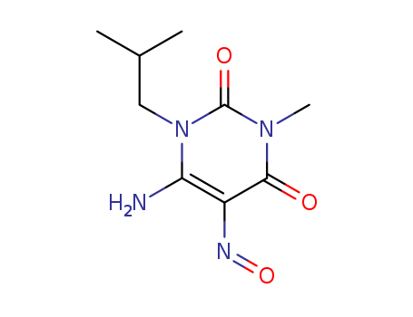 1-Methyl-3-isobutyl-4-amino-5-nitrosouracil