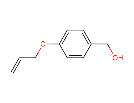 Molecular Structure of 3256-45-9 (Benzenemethanol, 4-(2-propenyloxy)-)