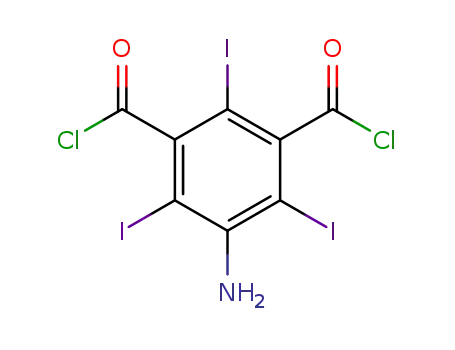 5-Amino-2,4,6- triiodisophthaloyl acid dichloride