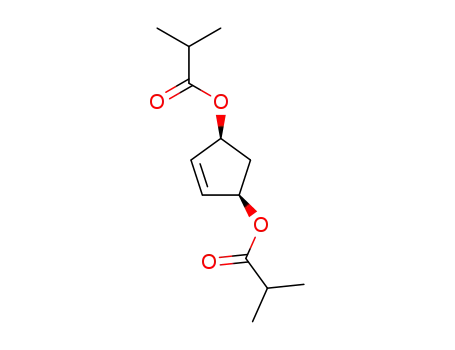 (1R,3S)-cyclopent-4-ene-1,3-diyl bis(isobutyrate)