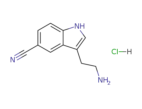 3-(2-aminoethyl)-5-cyano-1H-indole hydrochloride