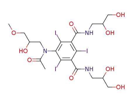 N,N'-bis(2,3-dihydroxypropyl)-5-[N-(2-hydroxy-3-methoxypropyl)acetamido]-2,4,6-triiodoisophthalamide