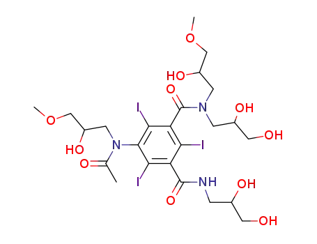 5-[Acetyl-(2-hydroxy-3-methoxy-propyl)-amino]-N,N'-bis-(2,3-dihydroxy-propyl)-N-(2-hydroxy-3-methoxy-propyl)-2,4,6-triiodo-isophthalamide