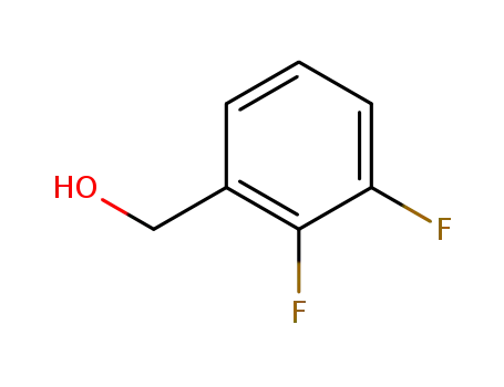 Molecular Structure of 75853-18-8 (2,3-Difluorobenzyl alcohol)
