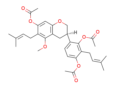 (+)-(R)-licoricidin triacetate