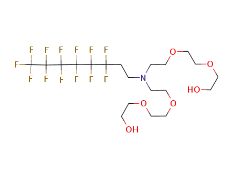2-(2-{2-[{2-[2-(2-Hydroxy-ethoxy)-ethoxy]-ethyl}-(3,3,4,4,5,5,6,6,7,7,8,8,8-tridecafluoro-octyl)-amino]-ethoxy}-ethoxy)-ethanol