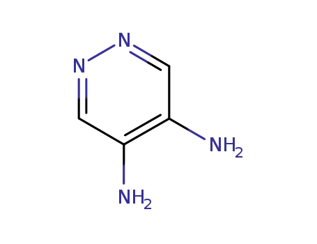 Molecular Structure of 28682-70-4 (4,5-Pyridazinediamine(9CI))