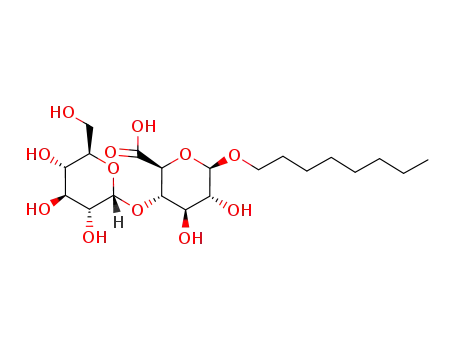 (2S,3S,4R,5R,6R)-4,5-Dihydroxy-6-octyloxy-3-((2R,3R,4S,5S,6R)-3,4,5-trihydroxy-6-hydroxymethyl-tetrahydro-pyran-2-yloxy)-tetrahydro-pyran-2-carboxylic acid